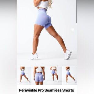 NVGTN Periwinkle Pro Seamless Shorts